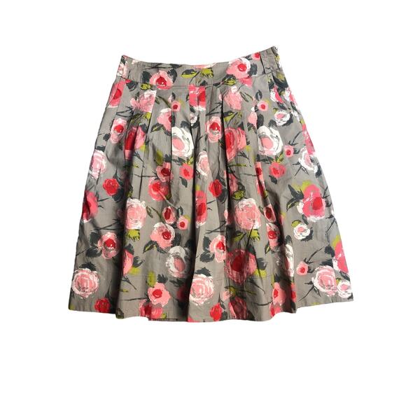 H & M Flare Floral Skirt with pockets Size 14 - Picture 1 of 10